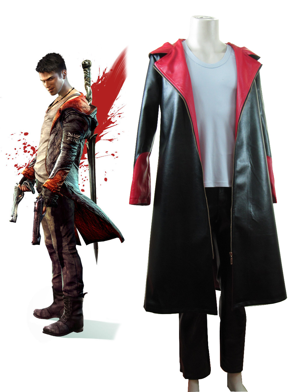 Devil May Cry5 Dante Yougth Cosplay Costume